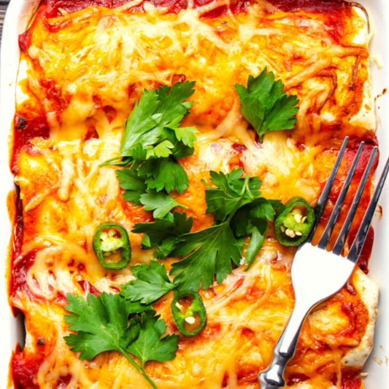Mexican Foods That Start With E - Enchiladas