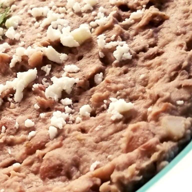 Mexican Foods That Start With R - Refried Black Beans