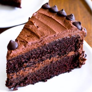 Desserts that start with D - Dark Chocolate Cake