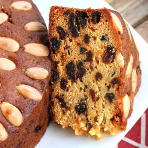 Desserts that start with D - Dundee Cake