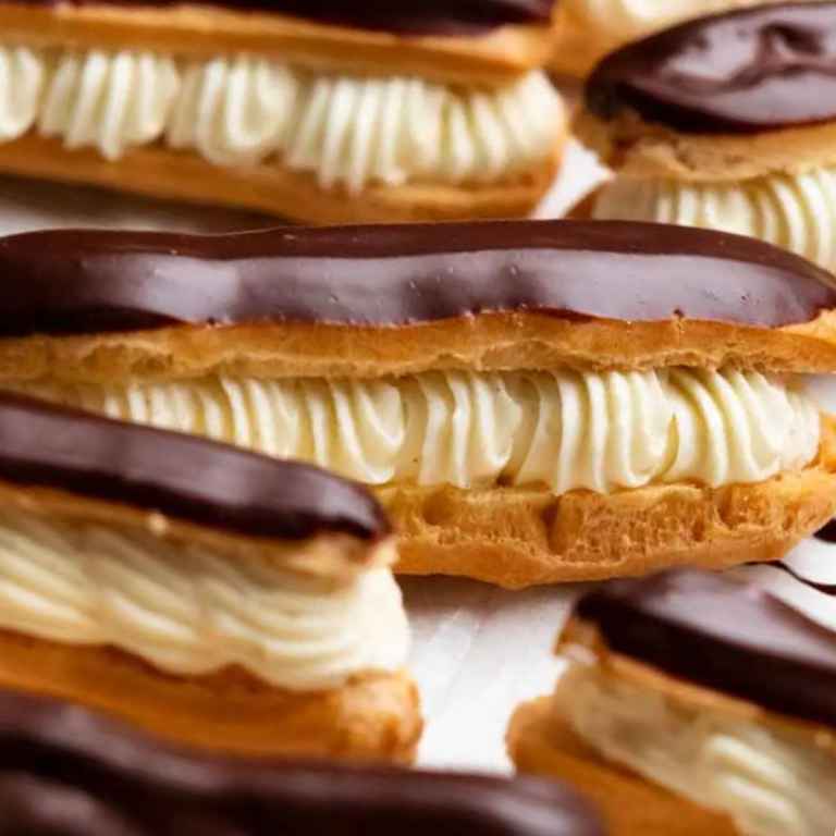Desserts that start with E - Eclair